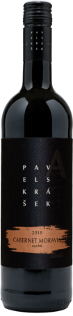 Fľaša vína Cabernet Moravia 2018, zemské víno (suché)