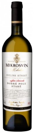 Fľaša vína Ryzlink rýnský (Staré) 2017, výber z hrozna (polosuché)