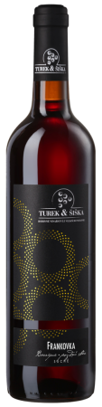 Fľaša vína Frankovka barrique 2016, pozdný sber (suché)