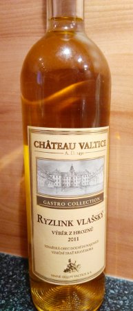 Fľaša vína Ryzlink vlašský (Gastro collection) 2011, výber z hrozna (polosuché)