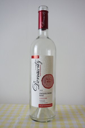 Fľaša vína Zweigeltrebe rosé (Donawitz) 2018, pozdný sber (suché)