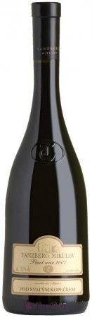 Fľaša vína Pinot Noir 2007, pozdný sber (suché)