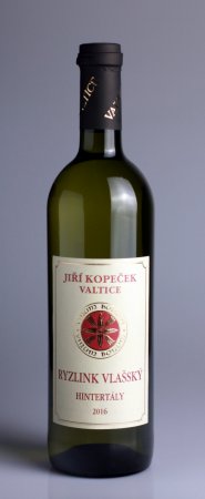 Fľaša vína Ryzlink vlašský 2016, pozdný sber (polosuché)