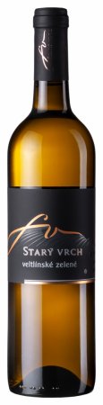Fľaša vína Veltlínské zelené 2017, kabinetné víno (suché)