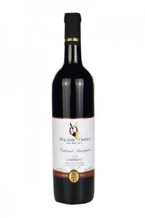 Fľaša vína Cabernet Sauvignon 2016, pozdný sber (suché)