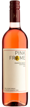 Fľaša vína Pink Frame /FR+ME/, zemské víno (suché)