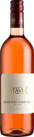 Fľaša vína Rosé Nad Zahrady 2017, výber z hrozna (polosuché)