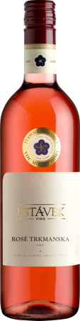 Fľaša vína Rosé Trkmanska 2017, voc (suché)