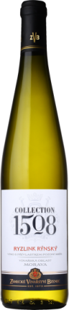 Fľaša vína Ryzlink rýnský (Collection 1508) 2017, pozdný sber (suché)