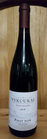Fľaša vína Pinot noir 2016, zemské víno (suché)