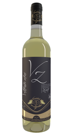 Fľaša vína Veltlínské zelené 2017, kabinetné víno (polosladké)