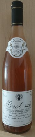 Fľaša vína Pinot noir - Rosé 2017, pozdný sber (suché)