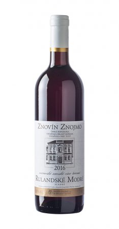 Fľaša vína Rulandské modré 2016, zemské víno (sladké)