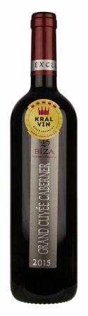 Fľaša vína Grand Cuvée Caberner (Cabernet sauvignon x Neronet) 2015, výber z hrozna (suché)