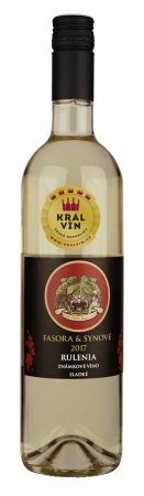 Fľaša vína Rulenia 2017, akostné víno známkové (sladké)