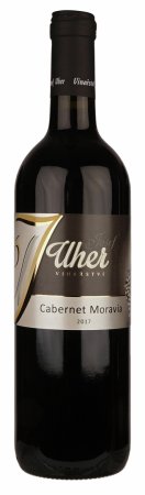 Fľaša vína Cabernet Moravia 2017, zemské víno (suché)