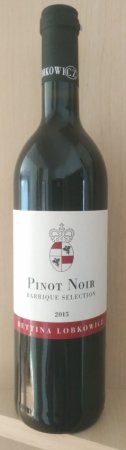 Fľaša vína Pinot noir barrique Selection 2015, akostné víno