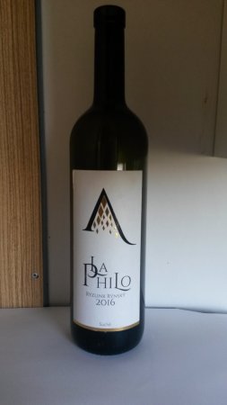 Fľaša vína La Philo - Ryzlink rýnský 2016, zemské víno