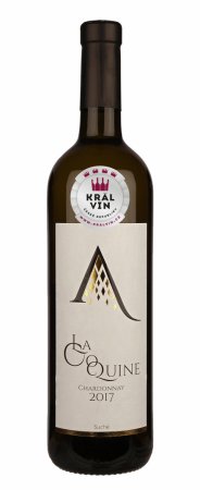 Fľaša vína La Coquinne - Chardonnay 2017, zemské víno (suché)