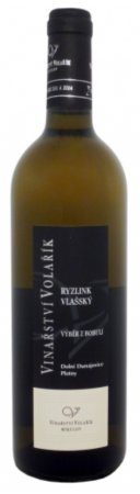 Fľaša vína Ryzlink vlašský 2017, bobuľový výber (sladké)