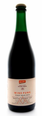 Fľaša vína WINE PUNK Pinot Noir 2016, zemské víno (suché)