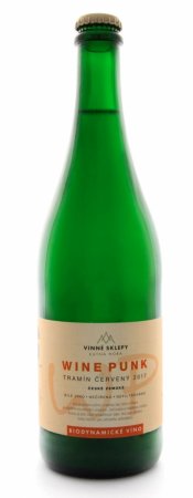 Fľaša vína WINE PUNK Tramín červený 2017, zemské víno (suché)