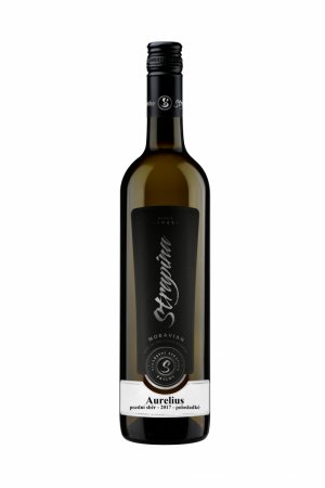 Fľaša vína Aurelius 2017, pozdný sber (polosladké)
