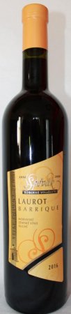 Fľaša vína Laurot barrique 2016, zemské víno (suché)