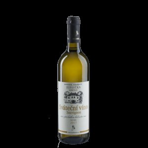 Fľaša vína Sváteční víno - Sauvignon 2017, kabinetné víno (suché)