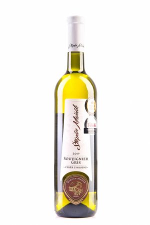 Fľaša vína Souvignier gris 2017, výber z hrozna (polosladké)