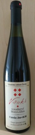 Fľaša vína Cuvée Zw+RM 2014, zemské víno (suché)
