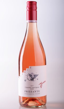Fľaša vína Cabernet Sauvignon rosé FRIZZANTE 2017, zemské víno (polosladké)