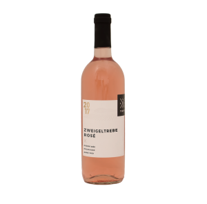 Fľaša vína Zweigeltrebe rosé 2017, pozdný sber