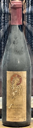 Fľaša vína Frankovka 2005, pozdný sber (suché)