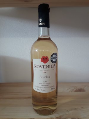 Fľaša vína Aurelius 2015, pozdný sber (suché)
