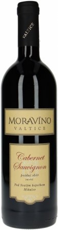 Fľaša vína Cabernet Sauvignon 2016, pozdný sber (suché)