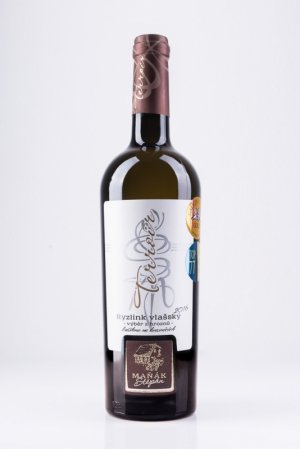 Fľaša vína Ryzlink vlašský (Terroir, krášleno na kvasnicích) 2016, výber z hrozna (polosladké)