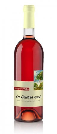 Fľaša vína Cuvée La Guerre rosé 2015, pozdný sber (suché)