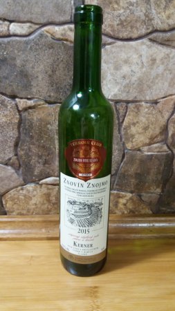 Fľaša vína Kerner 2015, bobuľový výber (sladké)