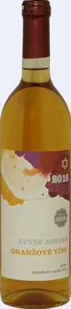 Fľaša vína Oranžové Cuvée košer Johana 2016, zemské víno (suché)