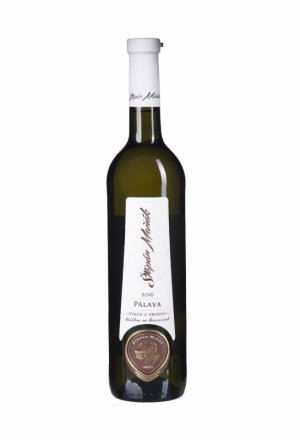 Fľaša vína Pálava 2016, výber z hrozna (polosladké)