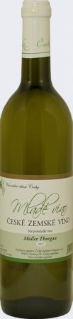 Fľaša vína Müller Thurgau 2017, zemské víno (polosladké)