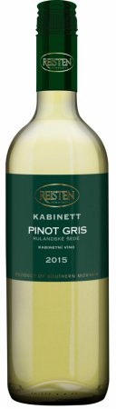 Fľaša vína Pinot Gris (Kabinett) 2015, kabinetné víno (suché)