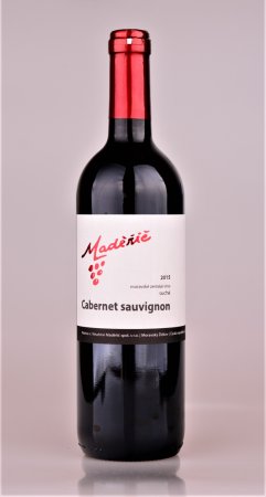 Fľaša vína Cabernet Sauvignon 2015, zemské víno (suché)