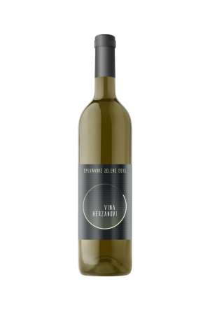Fľaša vína SYLVÁNSKÉ ZELENÉ 2015, pozdný sber (suché)