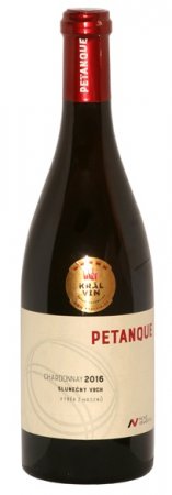 Fľaša vína Chardonnay (Petanque) 2016, výber z hrozna (suché)