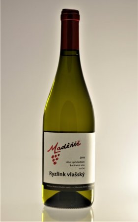 Fľaša vína Ryzlink vlašský 2016, kabinetné víno (suché)