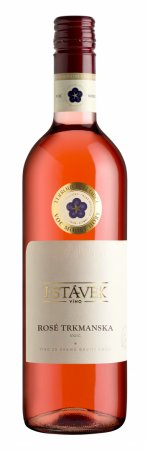 Fľaša vína Rosé Trkmanska 2016, voc (suché)