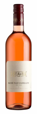 Fľaša vína Rosé Nad Zahrady 2016, výber z hrozna (polosuché)