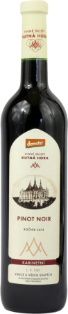 Fľaša vína Pinot Noir (staré keře) 2015, kabinetné víno (suché)